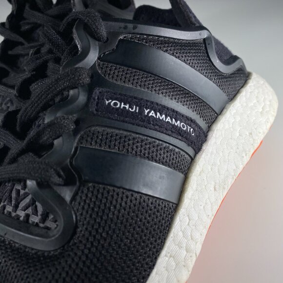 CG3212 Y-3 x Adidas Yohji Run Lowtop sneakers Black / White mens US 7.5 - Picture 3 of 8